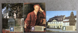 (2931-2933) DDR Maximumkarten 1985 300. Geburtstag Von Johann Sebastian Bach (MK-1-17) - Maximum Cards