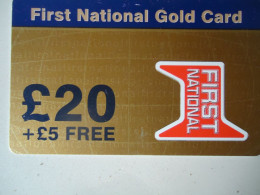 UNITED KINGDOM ENGLAND  PREPAID GOLD CARDS 20 POUND - Otros & Sin Clasificación