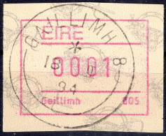 EIRE IRELAND ATM STAMPS Michel 4.5.2 / Galway Gaillimh 005 CTO. 18 II 94 Frama Automatenmarken Etiquetas - Frankeervignetten (Frama)