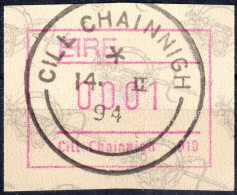 EIRE IRELAND ATM STAMPS Michel 4.10 / Kilkenny Cill Chainnigh 010 CTO. 14 II 94 Frama Automatenmarken Etiquetas - Vignettes D'affranchissement (Frama)