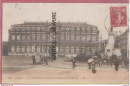 59 - LILLE--Le Monument Pasteur Et La Faculté De Médecine--animé - Lille