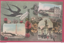 59 - DUNKERQUE-- Souvenir Belle Carte Mulitivues--colorisée - Dunkerque