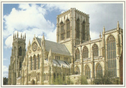 CARTE POSTALE 10CM/15CM ORIGINALE COULEUR : YORK  THE MINSTER CATHEDRALE  ANGLETERRE - York