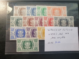 1944 Wallis Et Futuna N°Y&T 133 à 146 Série Complète Neufs Sans Charnière ** MNH - Unused Stamps