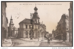 01----BOURG (AIN) L Poste Et Avenue Alsace Lorraine--animé - Other & Unclassified