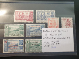 1941 Wallis Et Futuna N°Y&T 87 à 89 / 90 Et 91 Et 131 Et 132 Séries Complètes Neufs Sans Charnière ** MNH - Unused Stamps