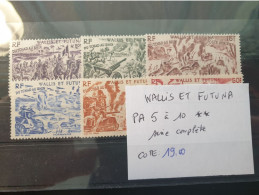 1946 Wallis Et Futuna N°Y&T PA 5 à 10 Série Complète Neufs Sans Charnière ** MNH - Unused Stamps