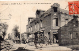 Bihorel-les-Rouens Animée Place Saint-Louis Tabac Café Rue D'Elancourt - Bihorel