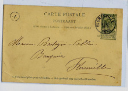 Entier Obl. FLORENVILLE  05/02/1895 Avec ( A )  Relais De LA CUISINE ( RRR ) - Rural Post