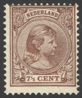 Nederland 1891 NVPH Nr 36 Ongebruikt/MH Prinses Wilhelmina, Princess Wilhelmina - Ongebruikt