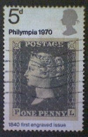 Great Britain, Scott #642, Used(o), 1770, 'Philympia' Stamp Exhibition, 5d - Used Stamps