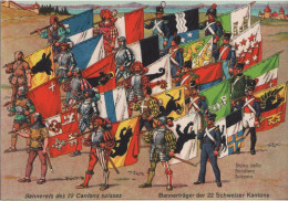 Pancartas De Los 22 Cantones Suizos -   4034 - St. Anton