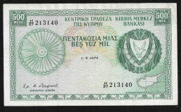 Cyprus  500 Mils 1.5.1973  Rare! - Chipre