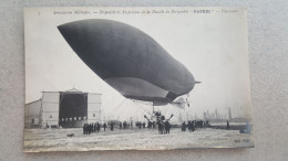 Carte Photo Dirigeable Patrie , Dispositif De Suspension - Zeppeline