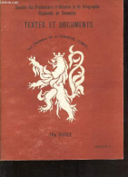 Textes Et Documents Sur L'histoire De La Franche Comté 18e Siècle Fascicule 3. - Société Des Prof.d'histoire Et De Géo.r - Franche-Comté