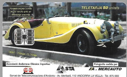 CARTE-PUCE-ANDORRE-50U-AND78-SC7-09/97-FERRARI -12000Ex-Utilisé-TBE - Andorre