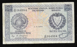 Cyprus  250 MIL 1.6.1979 ! - Zypern