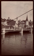 Lucerne - Luzern - Photo Ancienne - Une Vue De La Ville , Pont - Suisse Switzerland - Luzern