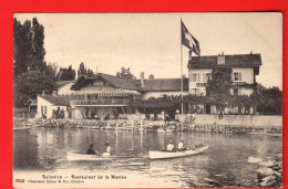 ZWU-27  RARE Collonge-Bellerive Restaurant De La Marine. Barques Très ANIME. Charnaux 6042, Circ. 1913 - Autres & Non Classés