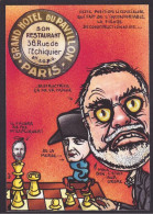 CPM Napoléon Tirage Signé 30 Ex. Numérotés Signés Par JIHEL échecs Chess Combaluzier Pyb Timbre Monnaie - Personnages Historiques