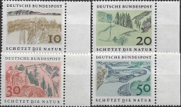 WEST GERMANY (BRD) - COMPLETE SET EUROPEAN NATURE PRESERVATION YEAR (RIGHT MARGIN) 1969 - MNH - Protection De L'environnement & Climat