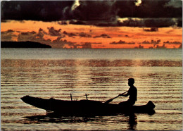 Micronesia Caroline Islands Truk Lagoon At Sunset 1975 - Mikronesien
