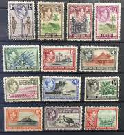 SOLOMON ISLANDS - MH* - 1939-1951  # 67/79   13 VALUES - British Solomon Islands (...-1978)