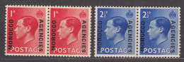 Great Britain Morocco 1936 Mi#75-76 Mint Never Hinged Pairs - Postämter In Marokko/Tanger (...-1958)