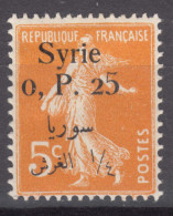 Syria Syrie 1924 Yvert#127 Mint Hinged - Neufs