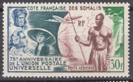 French Somali Coast, Cote Des Somalis 1949 UPU Mi#307 Mint Hinged - Neufs
