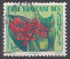 French Somali Coast, Cote Des Somalis 1958 Flowers Mi#318 Used - Oblitérés