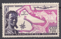 French Somali Coast, Cote Des Somalis 1956 Airmail 500F Mi#311 Used - Gebruikt