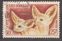 French Somali Coast, Cote Des Somalis 1962 Animals Mi#339 Used - Oblitérés