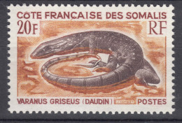 French Somali Coast, Cote Des Somalis 1967 Reptiles Lizzard Mi#385 Mint Never Hinged - Nuovi