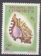 French Comores, Comoro Islands 1965 Shells Mi#44 Mint Hinged - Ongebruikt