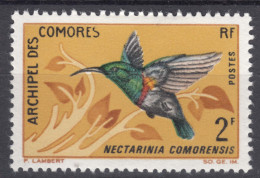 French Comores, Comoro Islands 1967 Birds Mi#79 Mint Hinged - Unused Stamps