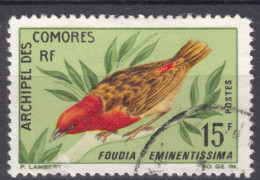 Delcampe - French Comores, Comoro Islands 1967 Birds Mi#81 Used - Usati