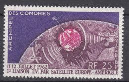 French Comores, Comoro Islands 1962 Satellite Mi#51 Mint Hinged - Unused Stamps