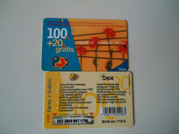 POLAND PREPAID CARDS  FLOWERS - Pologne