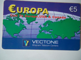FRANCE PREPAID CARDS VESTONE  MAP - Pologne