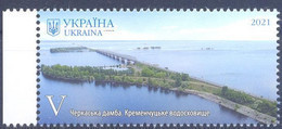 2021. Ukraine, Cherkassy Region, The Dam Of Kremenchug, 1v, Mint/** - Ukraine