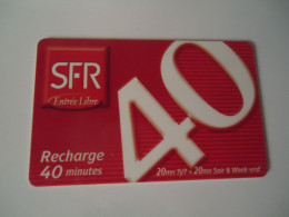 FRANCE  PREPAID CARDS MONDE SFR - Zonder Classificatie