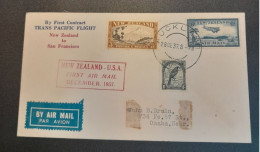 2 January 1938 Auckland -San Francisco Survey Flight. - Airmail