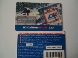 GERMANY  PREPAID CARDS SPORT SKIERS  50DM - Other & Unclassified