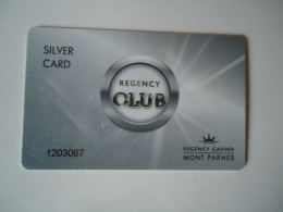 GREECE   CARDS   SILVER CLUB  MONT PARNES  CASINO  CARDS     2 SCAN - Advertising