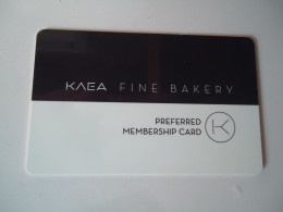 GREECE   CARDS  KLEA FINE BAKERY  2 SCAN - Advertising