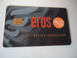 GREECE GSM   CARDS   EROS   2 SCAN - Advertising