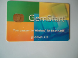 GREECE GSM   CARDS   WINDOWS  GEMSTART  GELMUS   2 SCAN - Publicité
