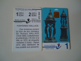 FRANCE  GSM   CARDS  MAIRIE DE PARIS   MUSEUM - Publicité