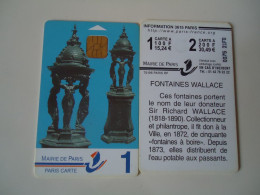 FRANCE  GSM   CARDS  MAIRIE DE PARIS   ART  MUSEUM - Advertising